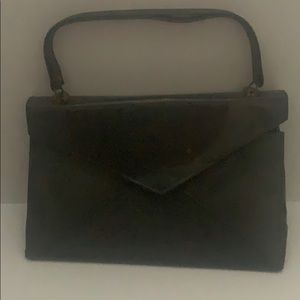 Beautiful Vintage Smokey Grey Envelope Purse